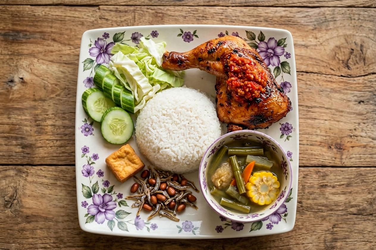 Ayam Goreng Set (Nasi Ayam Goreng)
